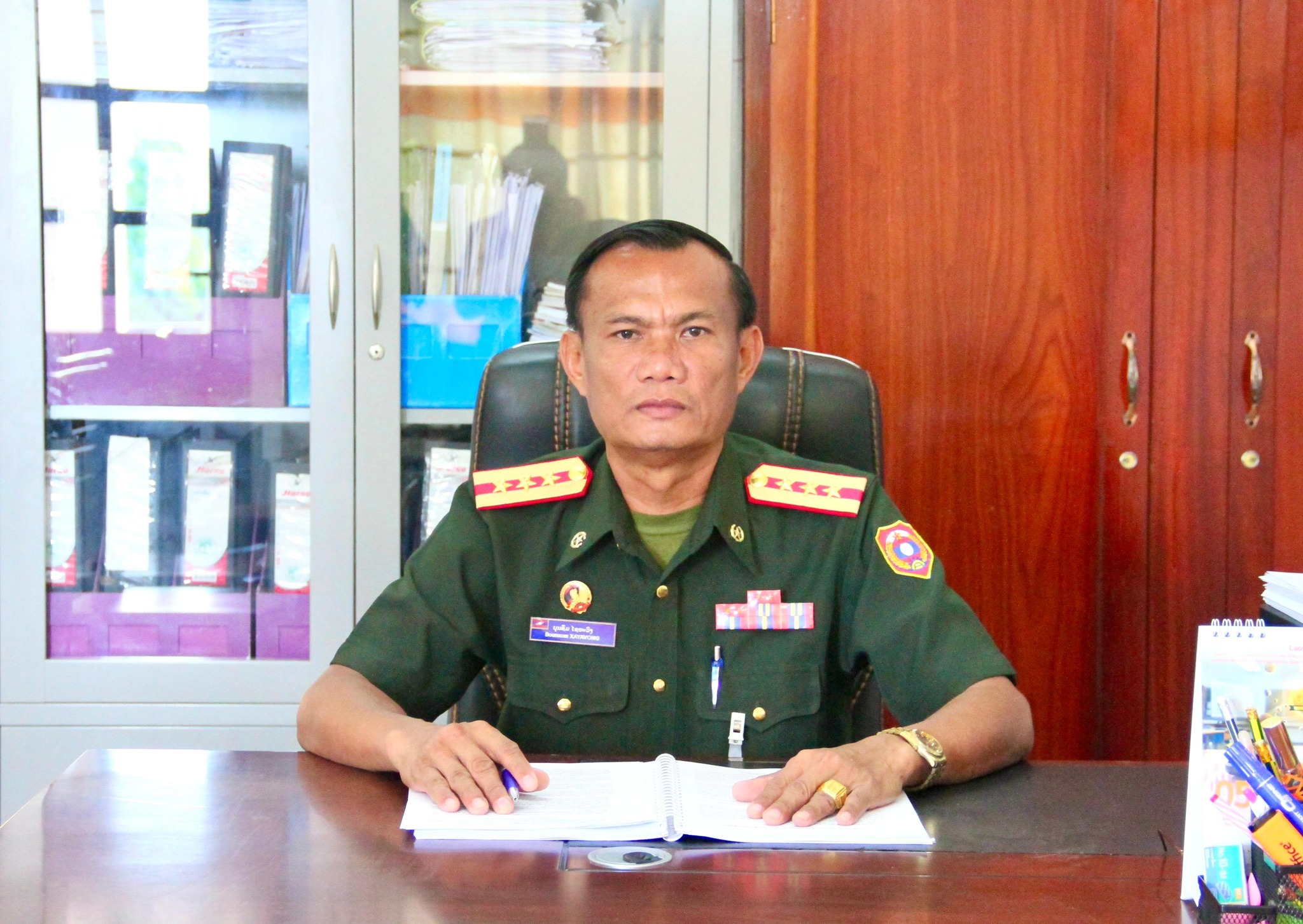 ໂຮງຮຽນທິດສະດີການເມືອງກອງທັບ ເປັນເບົ້າຫຼ່ໍທາງດ້ານການເມືອງ-ແນວຄິດ ໃຫ້ແກ່ນາຍທະຫານ ຂອງກອງທັບປະຊາຊົນລາວ ໃຫ້ກາຍເປັນອາວຸດອັນແຫຼມຄົມຂອງກອງທັບ.
