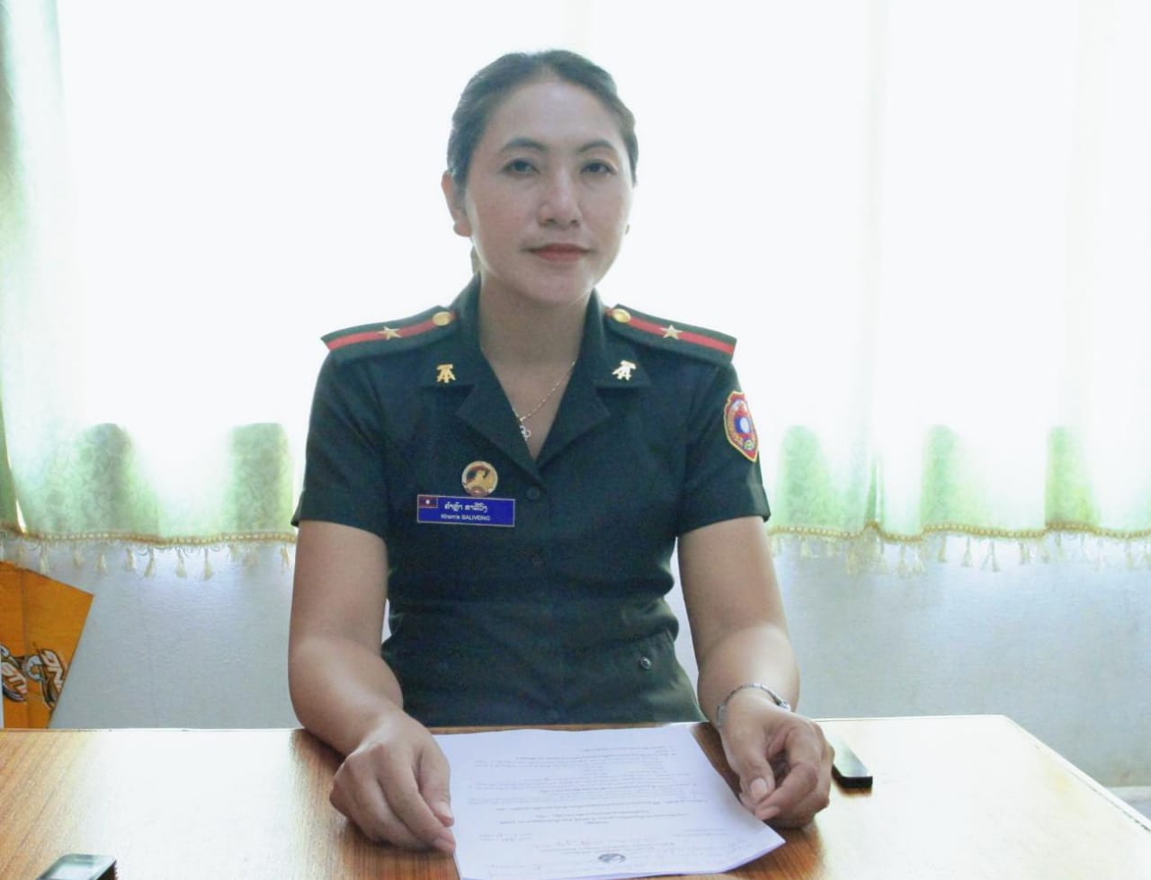 ໜ່ວຍສະຫະພັນເເມ່ຍິງ ໂຮງງານສ້ອມເເປງລົດ-ເຮືອກອງທັບ ສ້າງໄດ້ຜົນງານທີ່ພົ້ນເດັ່ນໃນການປະຕິບັດໜ້າທີ່ການເມືອງຂອງຕົນ.