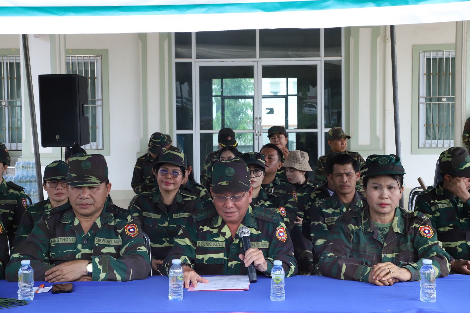 3 ອົງການຈັດຕັ້ງມະຫາຊົນກອງທັບ ຈັດພິທີປູກຕົ້ນໄມ້.