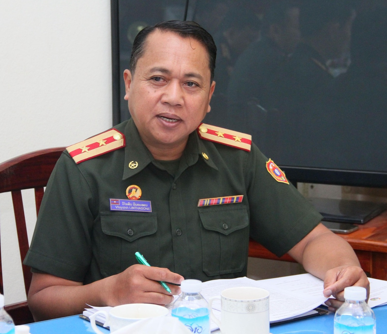 ຄະນະກວດກາໜ່ວຍພັກປອດໃສ, ເຂັ້ມເເຂງ, ໜັກເເໜ້ນ ຫ້ອງການເມືອງ ກົມໃຫຍ່ການເມືອງກອງທັບ ລົງເຄື່ອນໄຫວເຮັດວຽກຢູ່ກອງວິທະຍຸກະຈາຍສຽງກອງທັບ